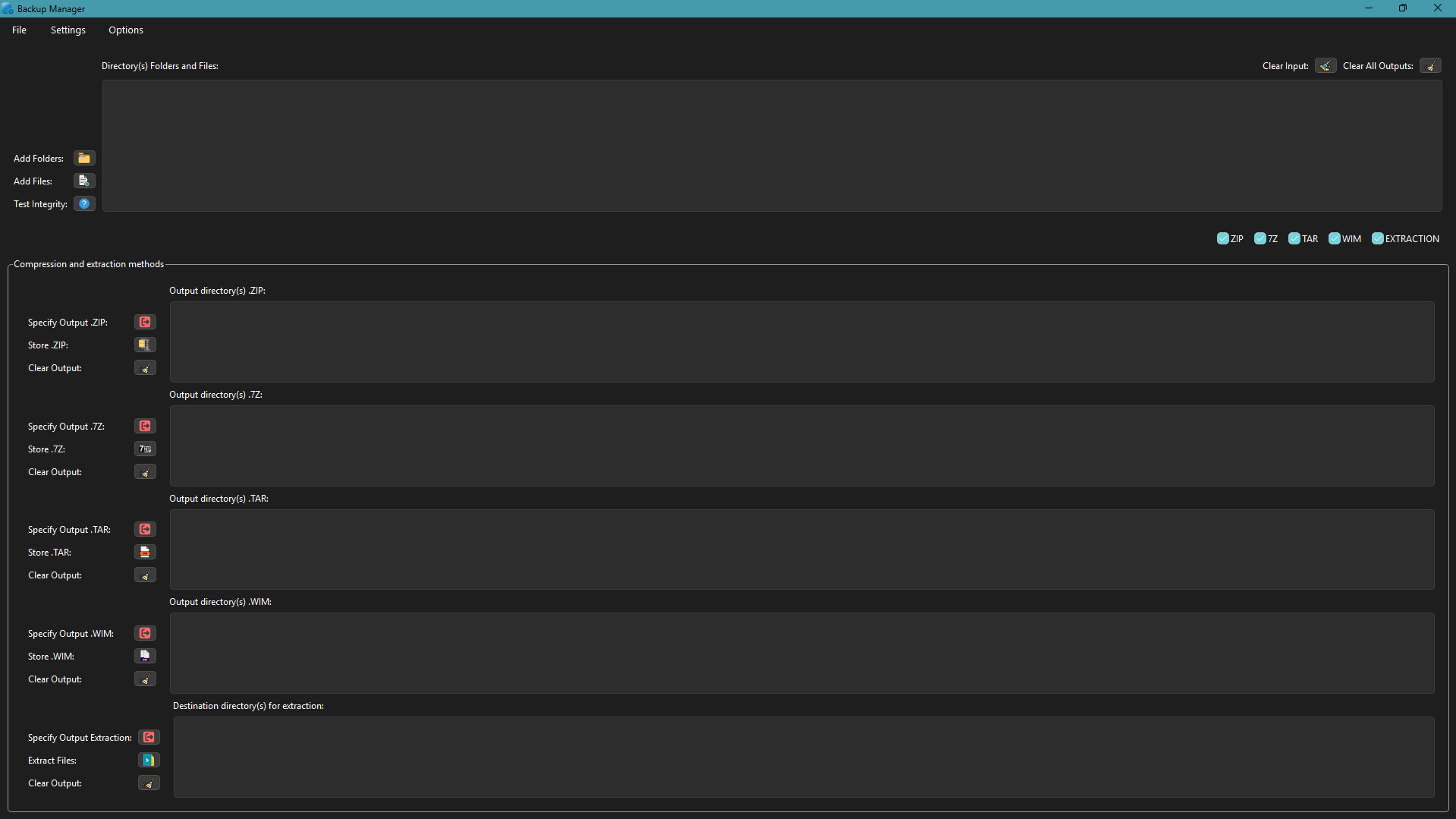 COMPRESSION MANAGER • Screenshot 1 - COMPRESSION MANAGER