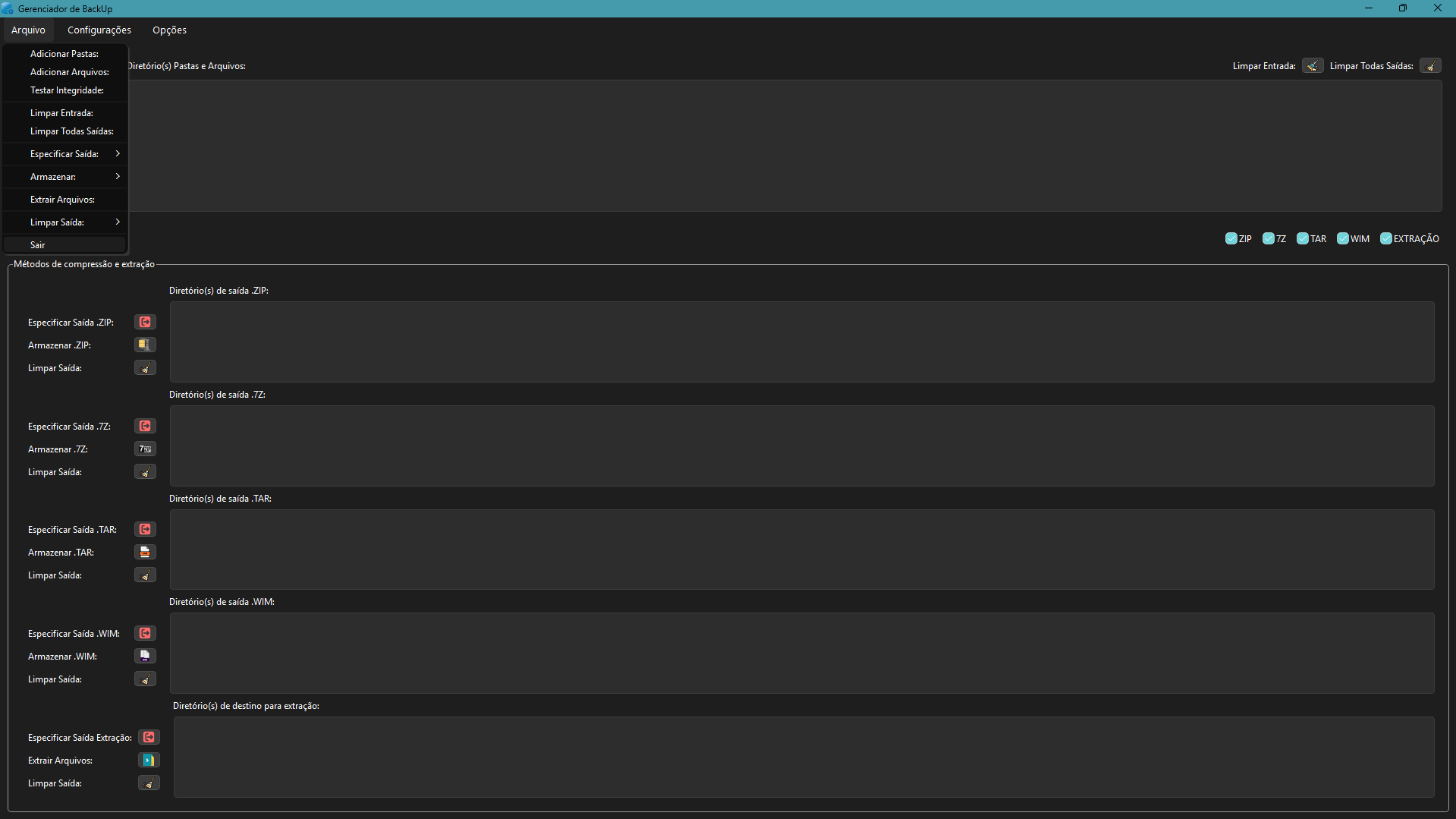 COMPRESSION MANAGER • Captura de Tela 2 - COMPRESSION MANAGER