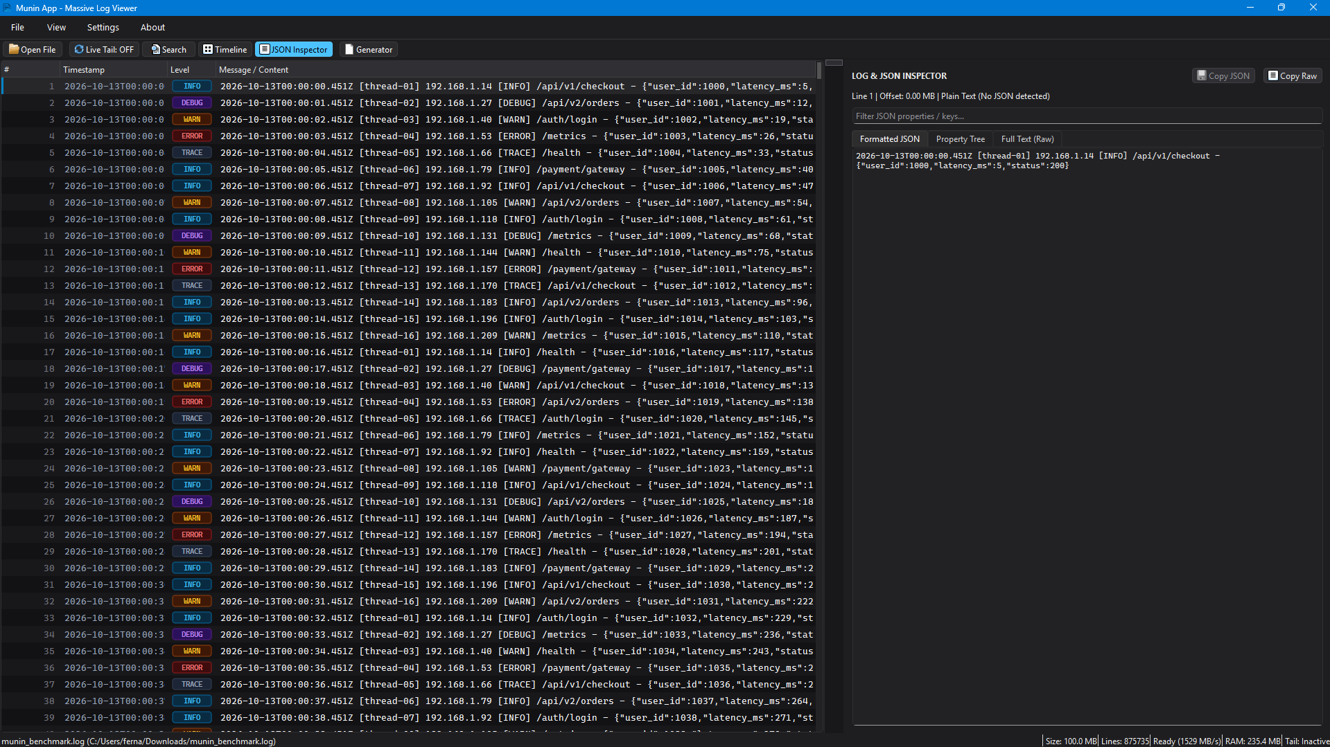 Munin App • Screenshot 2 - Munin App