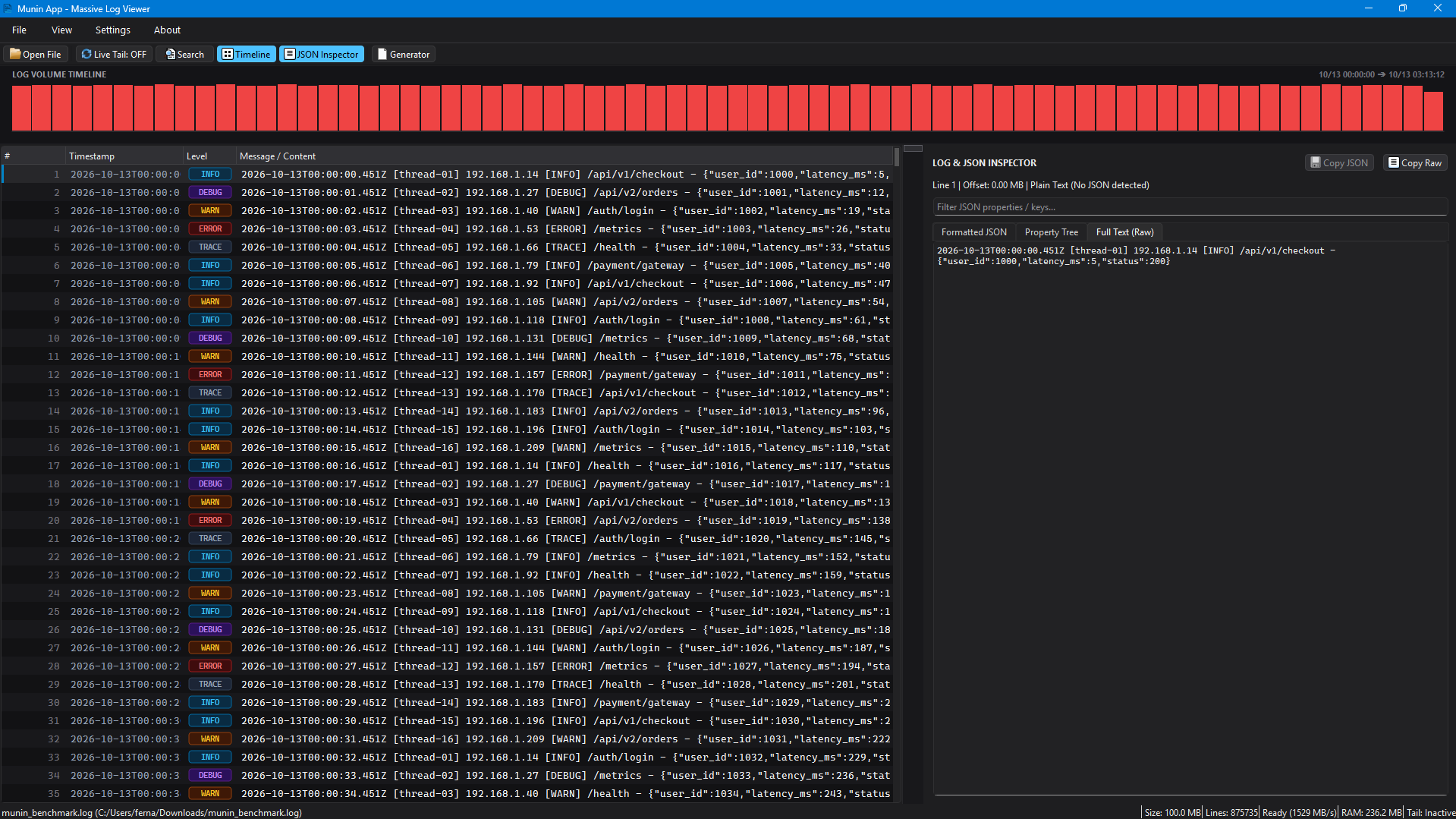 Munin App • Screenshot 3 - Munin App